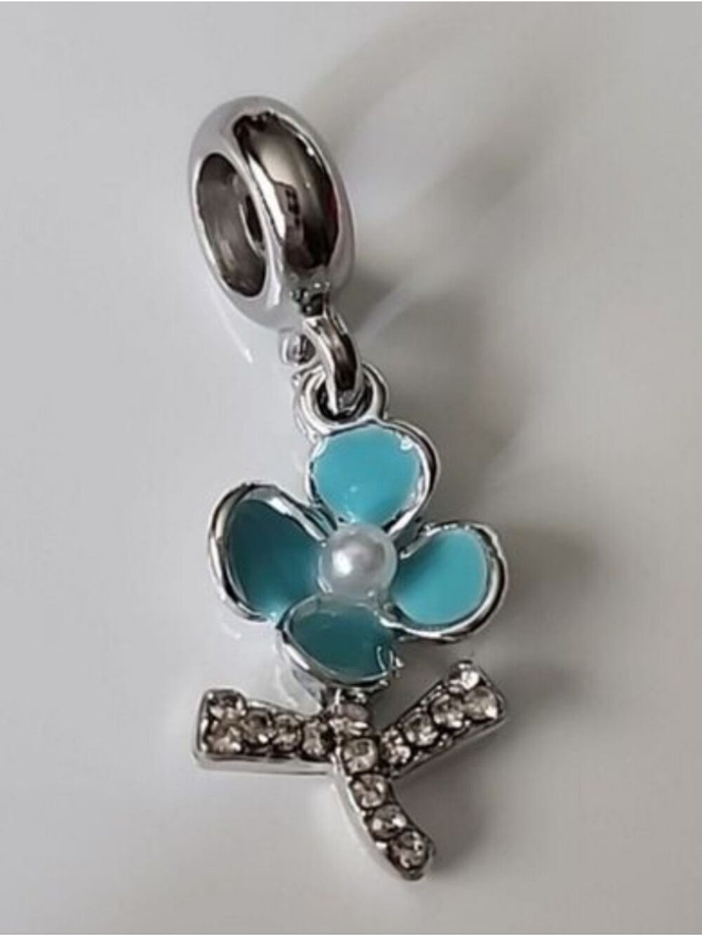 Premium FLOWER Charm Fits Pandora and other European Systems or Pendant
